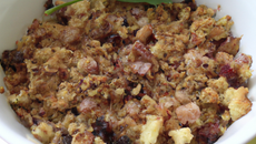Crumble à la provençale et ses petits lardons