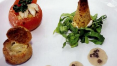 La trilogie à la Fourme d'Ambert, vinaigrette du Puy