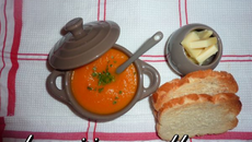 Velouté de potimarron et carottes