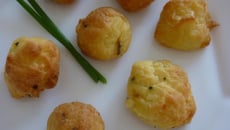 Gougères assorties aux fromages de nos régions