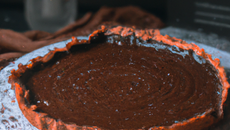 Tarte au chocolat sans sucre