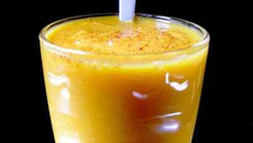 Velouté grisant de carottes et pois chiches