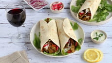Wraps d'agneau du Périgord IGP aux épices et crudités