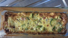 Flan aux légumes et à la créme fraiche