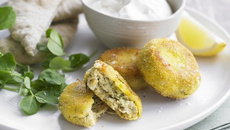 Falafels de pois chiches au chèvre frais à tartiner