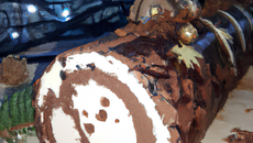 Bûche de Noël, façon forêt noire