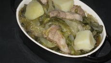 Salade au lard cuite