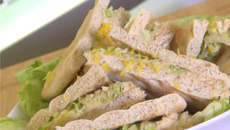 Sandwich polaire au crabe