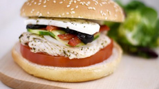 Burger poulet & feta