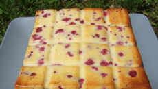 Fondant framboise chocolat blanc