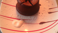 Fondant au chocolat  express