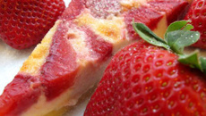 Tarte  fraises banane