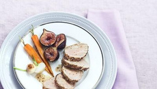 Filet mignon laqué à la Moutarde Pommery à l'ancienne Figues