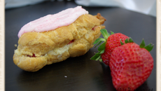 Eclair à la fraise