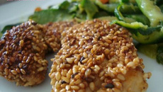 Croquettes de poulet au sésame et soja