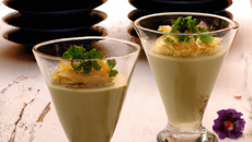 Verrines à la mousse de chou-fleur faciles