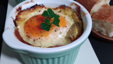 Œufs cocotte gratinés