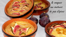 Gratin de mangue & figues aux senteurs de pain d'épices