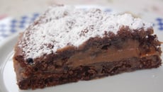 Gâteau au chocolat macaronné