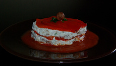 Mille-feuilles de poivrons