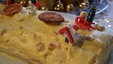 Bûche à l'orange façon tiramisu