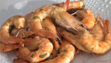 Crevettes marinées