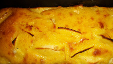 Cake Auvergnat à la fourme d'Ambert et aux pommes