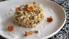 Crozets aux girolles façon risotto