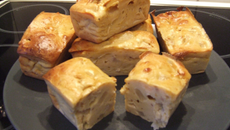 Mini-cakes au foie gras et à la poire