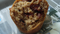 Muffins noisette-pralinoise sans beurre