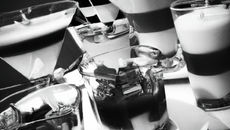 Black and white verrines