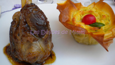 Souris d'agneau laquées au sirop d'érable