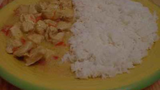 Poulet au curry façon provencale