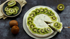 Gâteau sans cuisson au Kiwi de l'Adour IGP