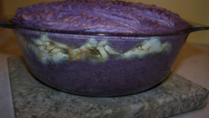 Parmentier de vitelottes au colin