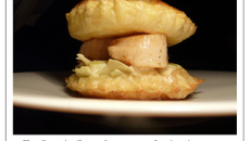 Feuilletés de Saint Jacques aux poireaux