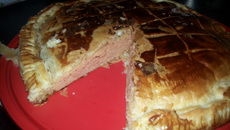 Galette aux biscuits roses de Reims