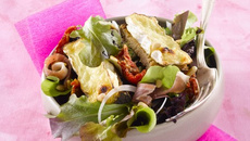 Mesclun et jambon cru