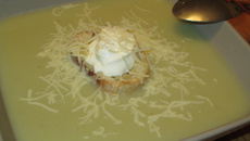 Soupe à l'ail blanc de Lomagne