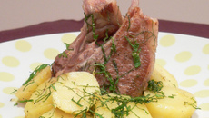 Côtes d'agneau à la plancha en ' chapelure fraîcheur '