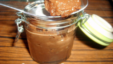 Crème au chocolat à la lavande