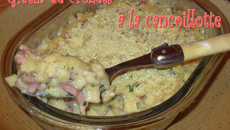 Gratin de crozets à la cancoillotte