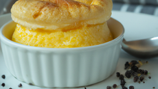 Soufflé à la brandade de morue