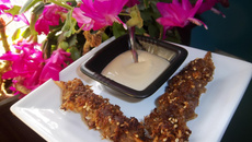 Cœurs de poulet façon Teriyaki et sa mayonnaise au wasabi