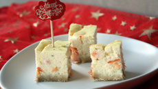 Bouchées au cheesecake citronné à la truite fumée