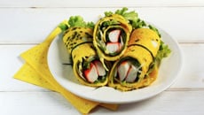 Omelette roulée à la japonaise et Petits Coraya