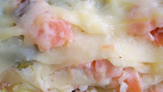 Lasagne saumon poireaux !