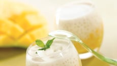 Crème dessert perlée