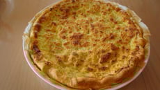 Tarte ananas - noix de coco