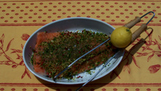 Le saumon à la plancha